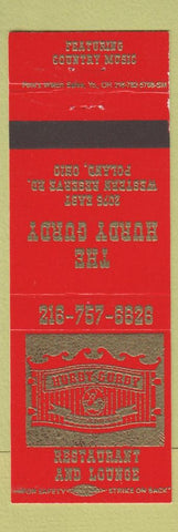 Matchbook Cover - Hurdy Gurdy Poland OH Restaurant