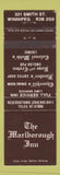 Matchbook Cover - Marlborough Inn Winnipeg MB
