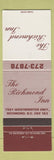 Matchbook Cover - Richmond inn Richmond BC
