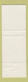 Matchbook Cover - Caledonia Inns Prince George Vancouver BC Quesnel WEAR