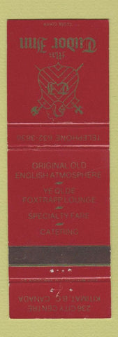 Matchbook Cover - Tudor Inn Kitimat BC