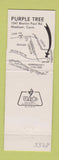 Matchbook Cover - Purple Tree Restaurant Madison CT
