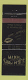 Matchbook Cover - Marks Show Place Dream Team Portland ME Strip Club WEAR