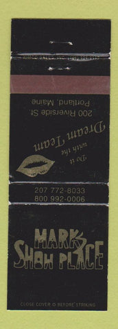 Matchbook Cover - Marks Show Place Dream Team Portland ME Strip Club WEAR
