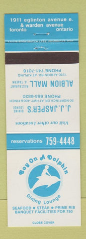 Matchbook Cover - Boy on a Dolphin Restaurant Toronto ON