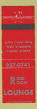 Matchbook Cover - Rose Room Lounge Glendale AZ