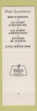 Matchbook Cover - First National Bank Goshen IN owl