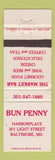 Matchbook Cover - Bun Penny Baltimore MD WEAR