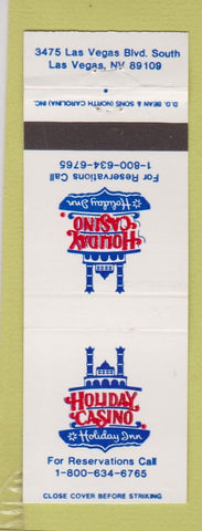 Matchbook Cover - Holiday Casino Holiday Inn Las Vegas NV