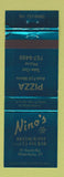 Matchbook Cover - Nino's Restaurant Clam Bar Pizza Waterbury CT WEAR