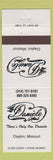 Matchbook Cover - Hotel Daniele Clayton MO