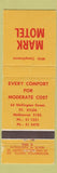 Matchbook Cover - Mark Hotel Melbourne Australia #2 WEAR