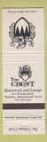 Matchbook Cover - The Crest Restaurant Lounge Waltham MA
