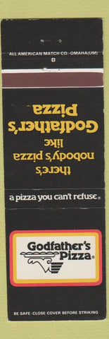 Matchbook Cover - Godfather's Pizza CHAIN
