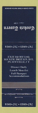 Matchbook Cover - Cooke's Tavern Plainville CT