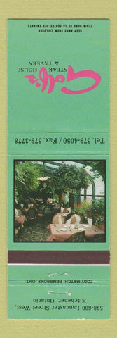 Matchbook Cover - Golf's Steak House Tavern Kitchener ON
