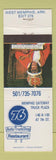 Matchbook Cover - Union 76 oil gas West Memphis AR