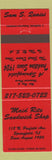 Matchbook Cover - Maid Rite Sandwich Shop Springfield IL
