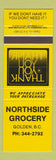 Matchbook Cover - Northside Grocery Golden BC