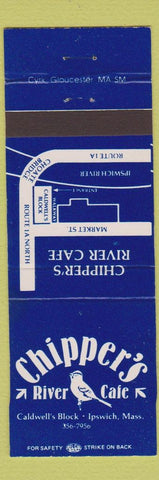 Matchbook Cover - Chipper's River Cafe Ipswich MA