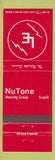 Matchbook Cover - NuTone Housing Group Scovil Plymouth Laconia NH