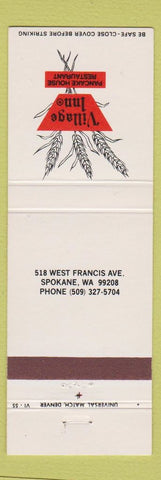 Matchbook Cover - Village Inn Pancake House Spokane WA