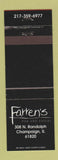Matchbook Cover - Farren's Pub Eatery Champaign IL