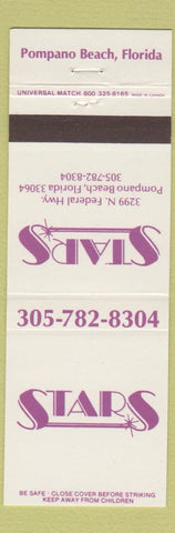 Matchbook Cover - Stars Pompano Beach FL