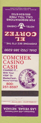 Matchbook Cover - El Cortez Hotel Casino Las Vegas NV