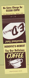 Matchbook Cover - Ed Debevic's Beverly Hills Chicago Phoenix Milwaukee
