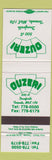 Matchbook Cover - Ouzeri Toronto ON