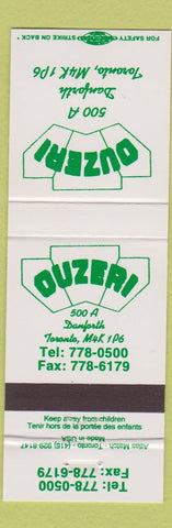 Matchbook Cover - Ouzeri Toronto ON