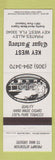 Matchbook Cover - Key West Cigar Factory tobacco Key West FL