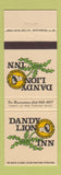 Matchbook Cover - Dandy Lion Inn