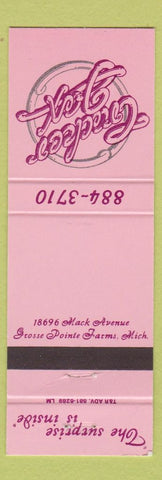 Matchbook Cover - Cracker Jax Grosse Pointe Farms MI
