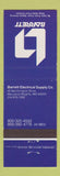 Matchbook Cover - Barrett Electrical Supply Maryland Heights MO