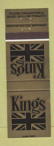 Matchbook Cover - Kings Cigarettes Tobacco
