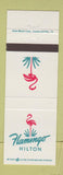 Matchbook Cover - Flamingo Hilton Hotel Las Vegas Laughlin Reno NV