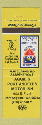 Matchbook Cover - Aggie's Port Angeles Motor Inn WA