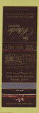 Matchbook Cover - Attache Resort Hollywood by the Sea FL