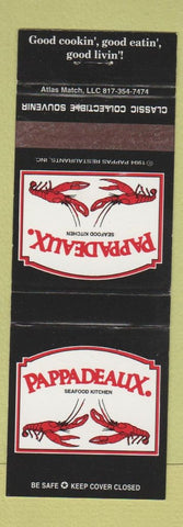 Matchbook Cover - Pappadeaux Seafood Kitchen