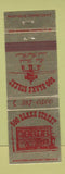 Matchbook Cover - 500 Blake Strett Steak Westville CT