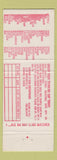Matchbook Cover - 500 Blake Strett Steak Westville CT