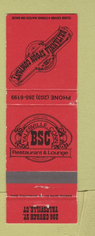 Matchbook Cover - Britannia Spoon Company Yalesville CT