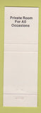 Matchbook Cover - Jolly's Family Restaurant Lombard IL