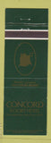 Matchbook Cover - Concord Resort Hotel Kiamesha Lake NY