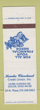 Matchbook Cover - Kemba Cleveland Credit Union Solon OH