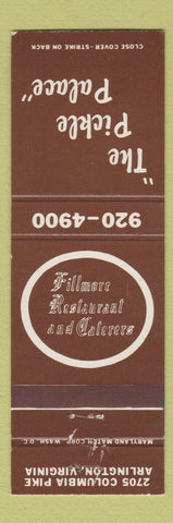 Matchbook Cover - Pickle Palace Arlington VA