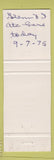 Matchbook Cover - Pickle Palace Arlington VA