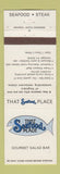 Matchbook Cover - Seafood Place Virginia Beach VA Richmond 1976
